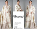 3 Pcs Women's Unstitched Embroidered Suit(HB)