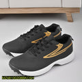 Stylish Durable Sports Shoes Black Gold Pakistan