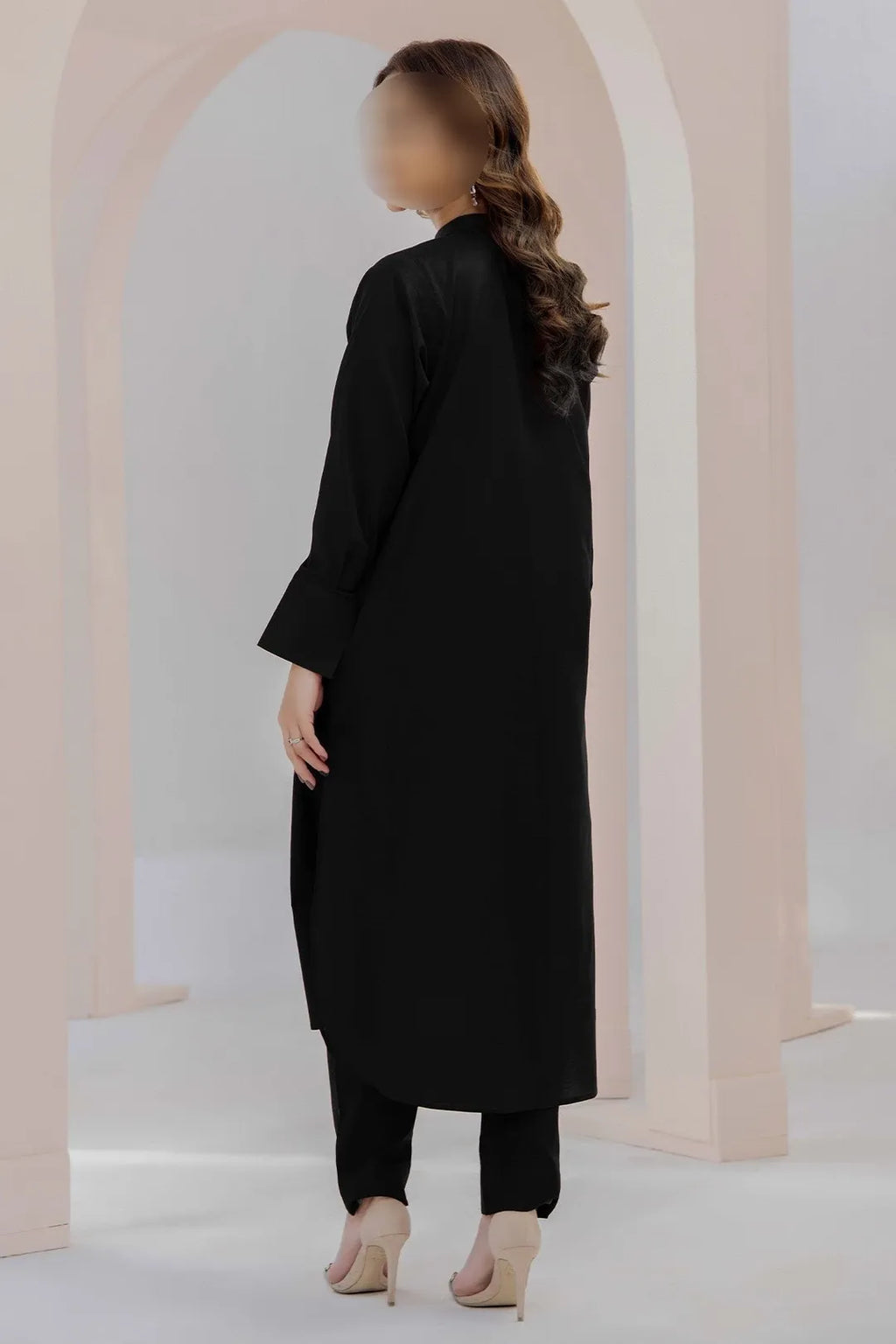 2 Pcs Women's Unstitched Plain Suit