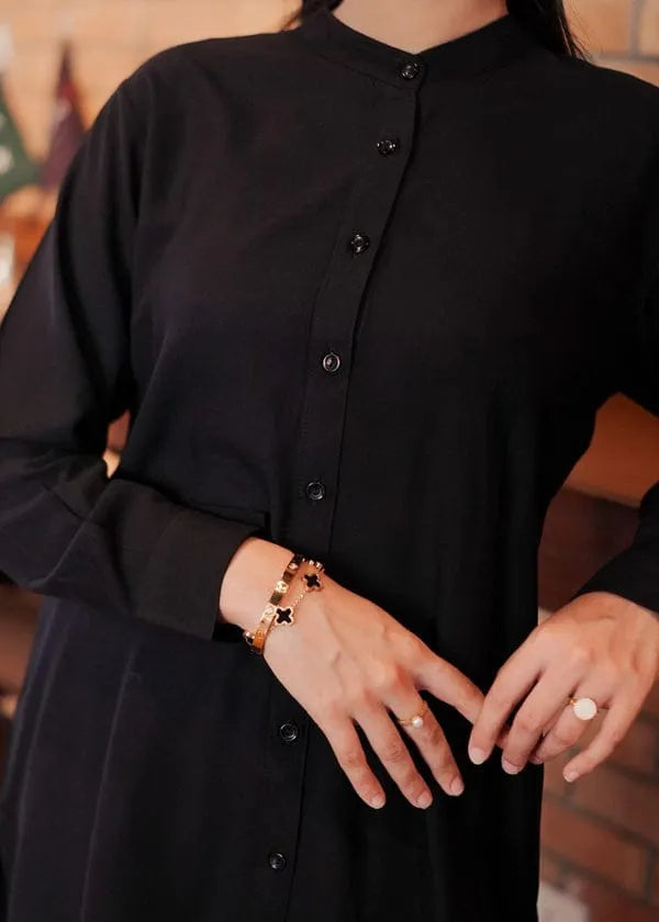 2 Pcs Women's Unstitched Plain Suit