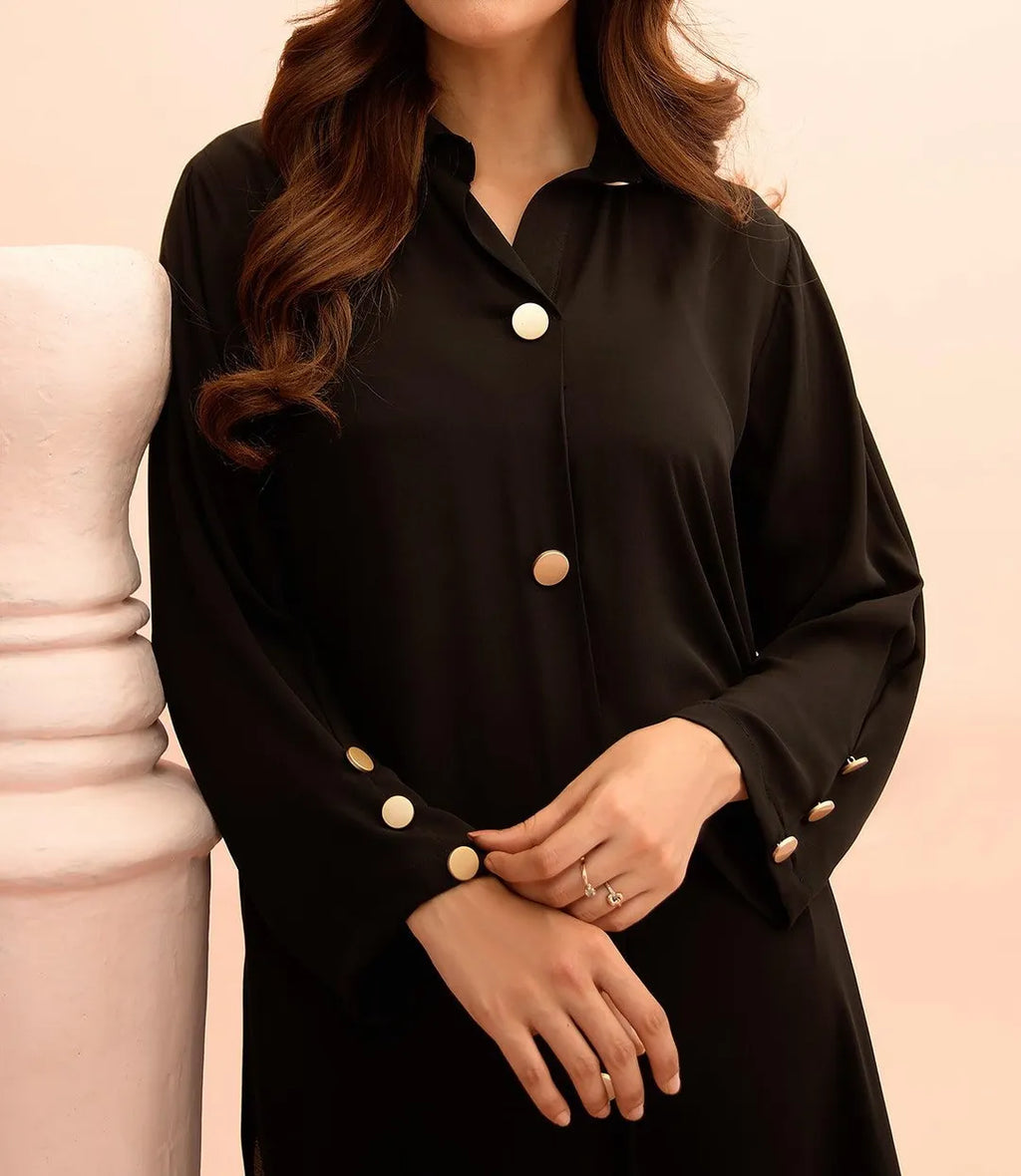 2 Pcs Women's Unstitched Plain Suit
