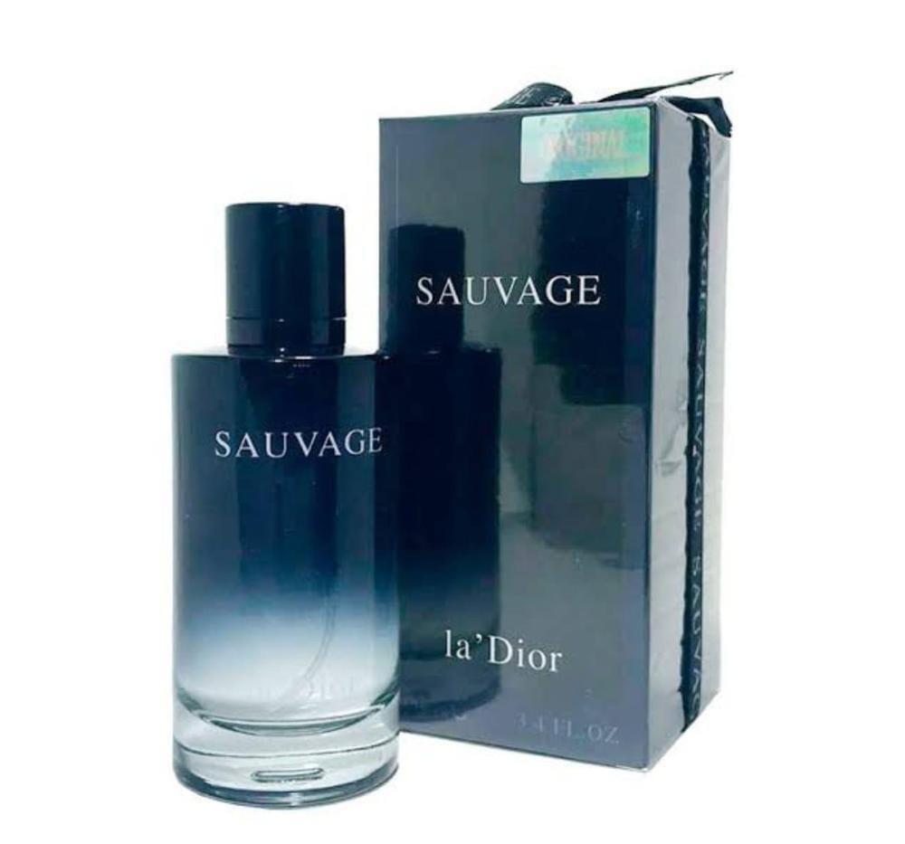 Premium Men's Woody Spicy Perfume 100ml Black Blue Bottle