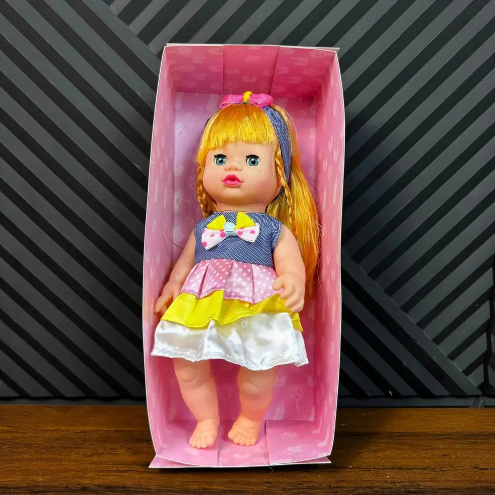 Baby Doll Happy Every Day with Feeding Bottle & Music  Baby Feeding Musical Dol