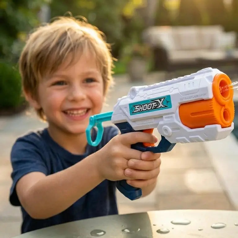 Magic 2-in-1 Water & Shooting Toy Gun