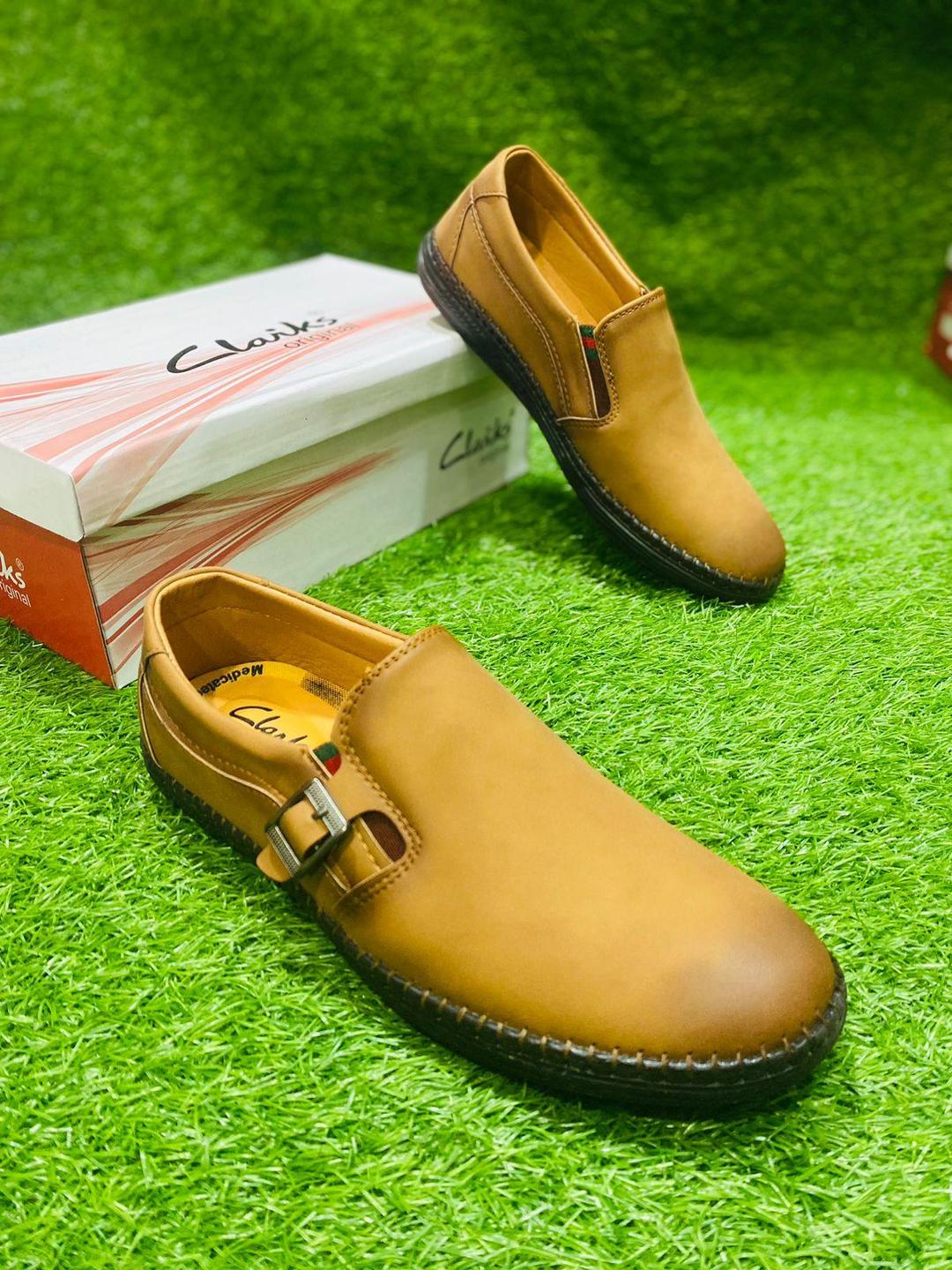 Men's Rexine Slip-On Mustard Casual Shoes Size 7-10