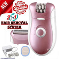 Maroon 2-in-1 Hair Removal Shaver for Women