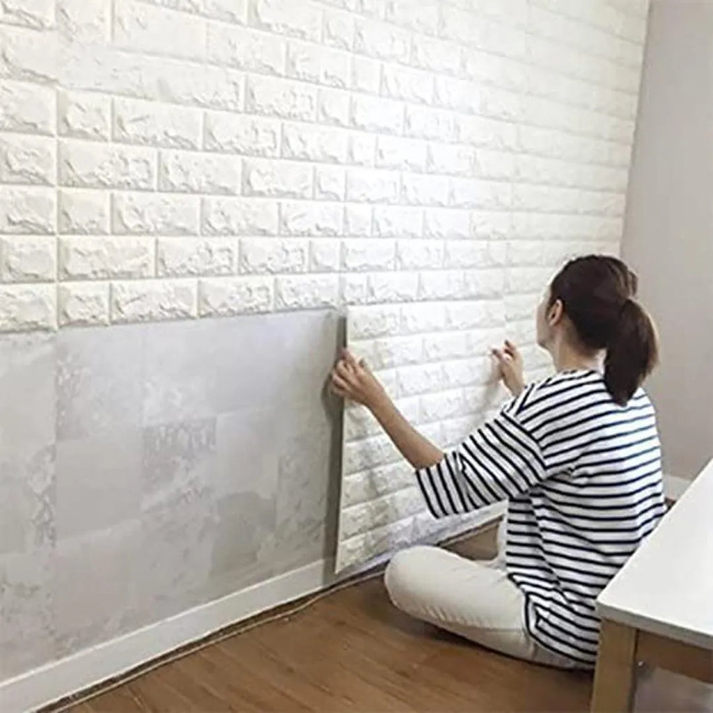 3D Brick Wall Panel Peel & Stick Waterproof DIY