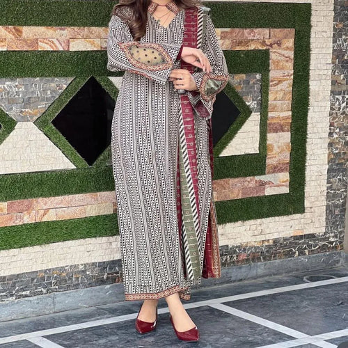 Black Printed Lawn 3Pcs Set for Women