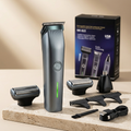 Rechargeable Men's Hair Clipper & Shaver with 3 Combs